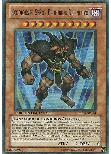 Exodious el Señor Prohibido Definitivo