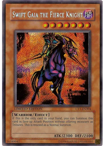 Swift Gaia the Fierce Knight (Secret Rare Limited)