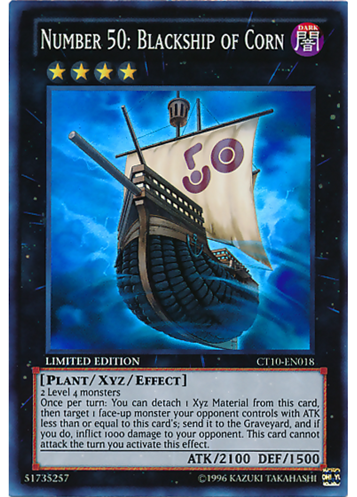 Number 50: Blackship of Corn (Super Rare Limited)