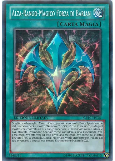 Alza-Rango-Magico Forza di Barian — Tin da Collezione 2013 Emissione 2