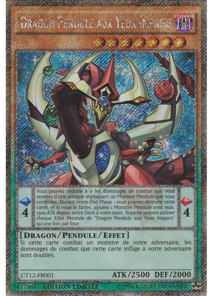 Dragon Pendule aux Yeux Impairs