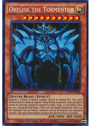 Obelisk the Tormentor — 2016 Mega-Tins