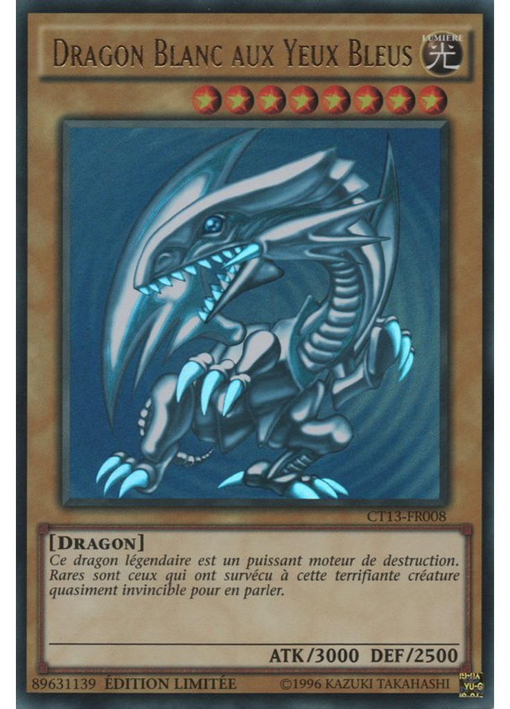 Dragon Blanc aux Yeux Bleus