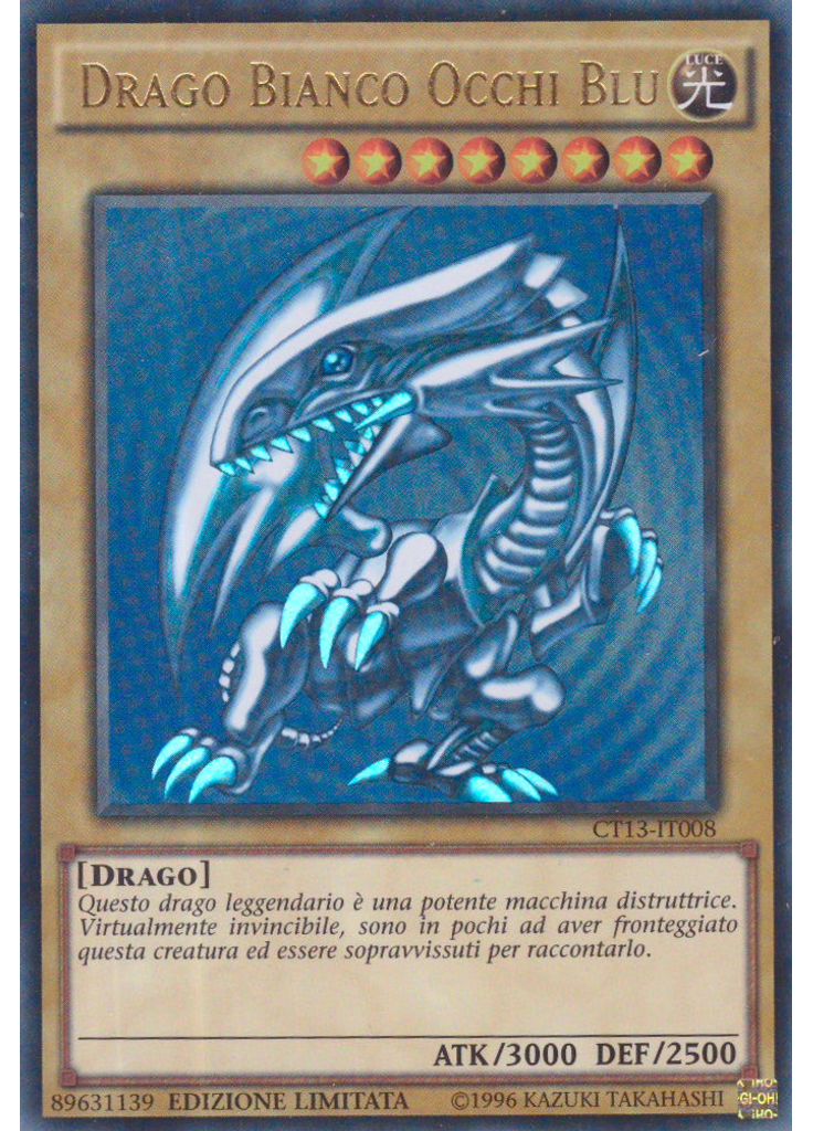 Drago Bianco Occhi Blu