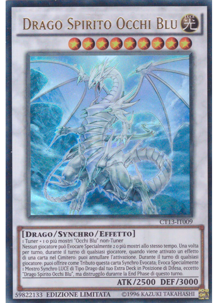 Drago Spirito Occhi Blu
