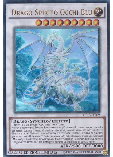 Drago Spirito Occhi Blu