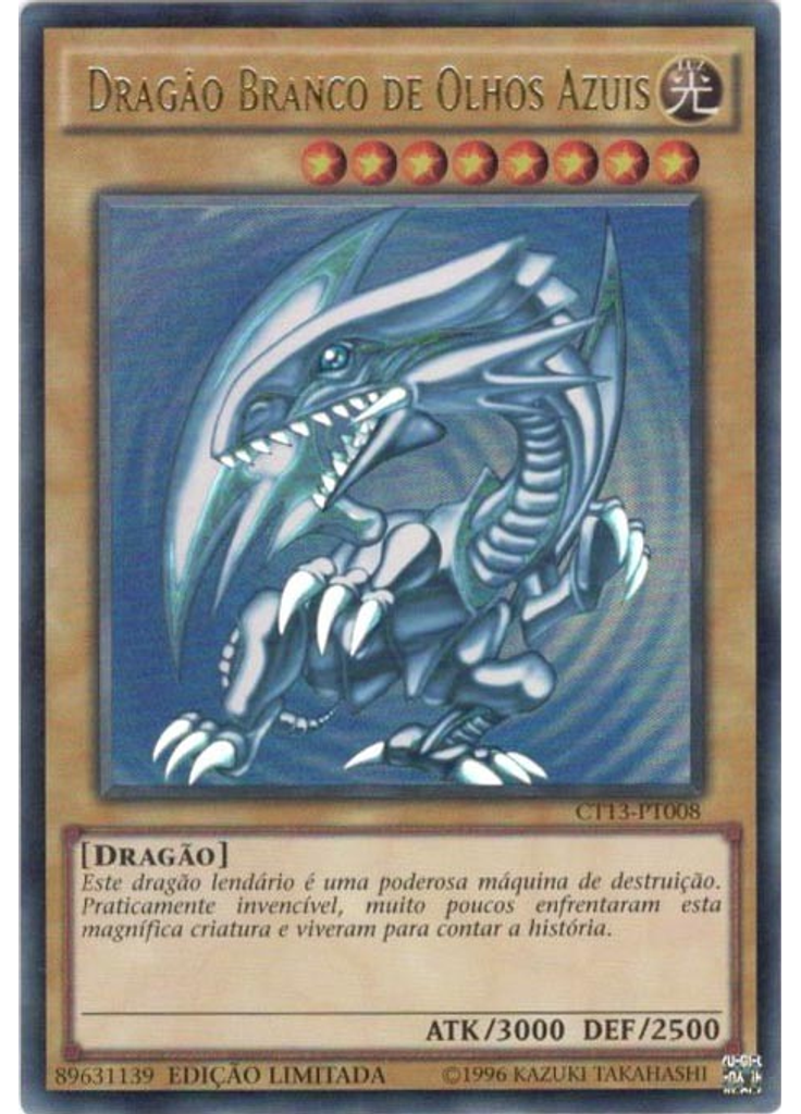 Dragão Branco de Olhos Azuis