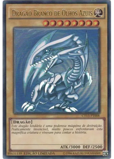 Dragão Branco de Olhos Azuis
