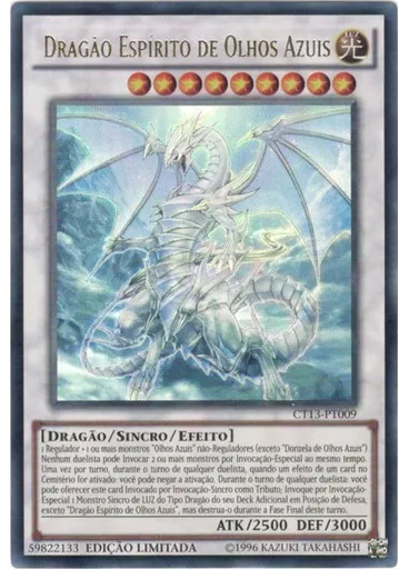 Dragão Espírito de Olhos Azuis