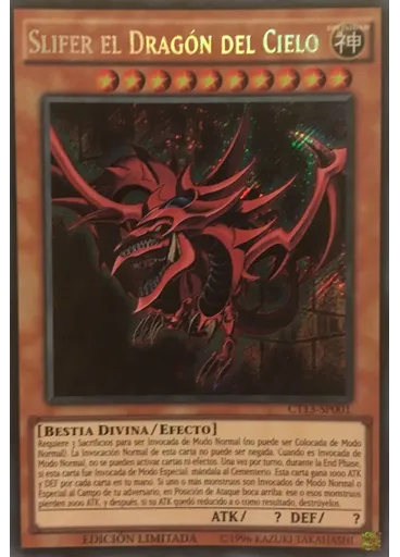 Slifer el Dragón del Cielo — 2016 Mega-Lata