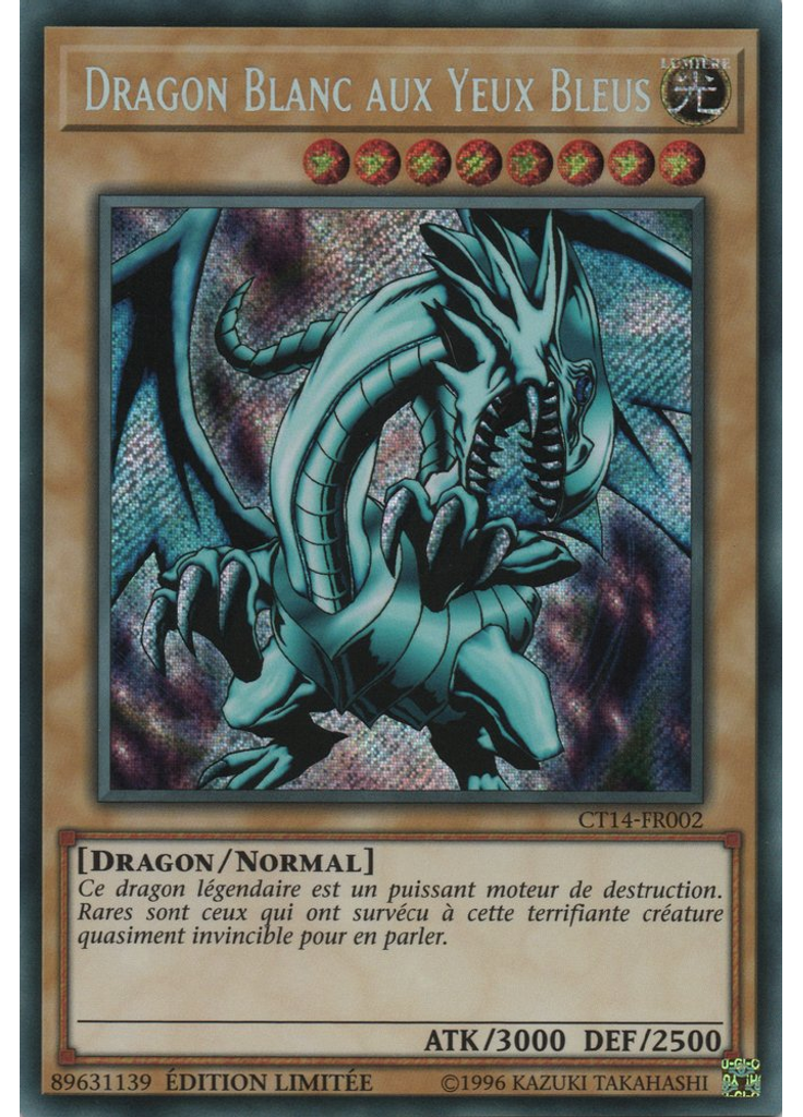 Dragon Blanc aux Yeux Bleus