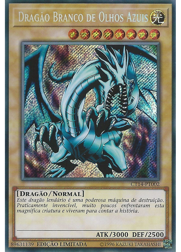 Dragão Branco de Olhos Azuis