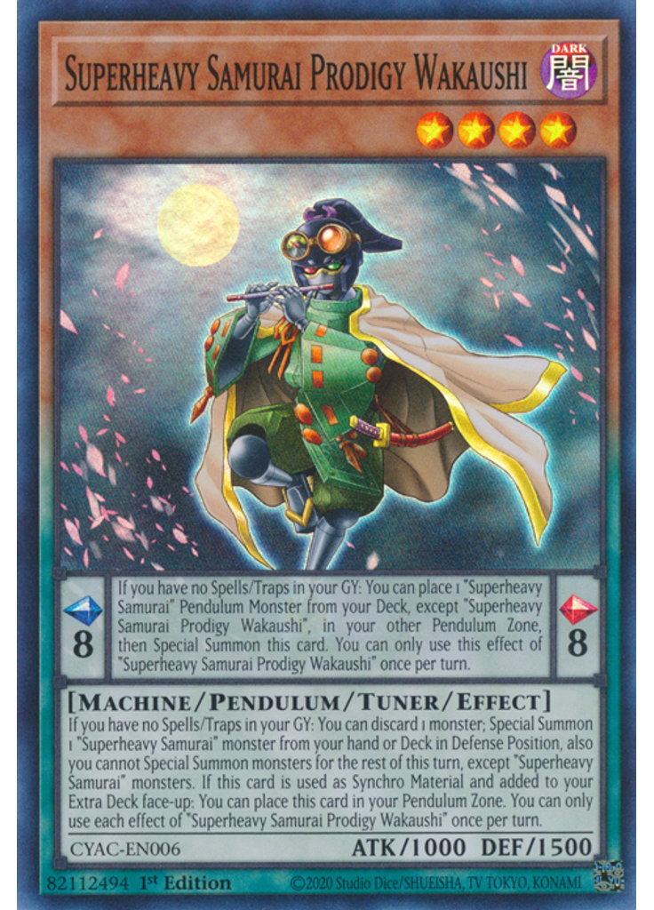 Superheavy Samurai Prodigy Wakaushi