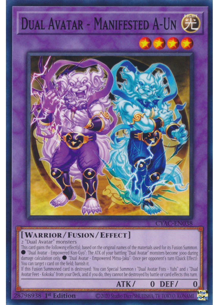 Dual Avatar - Manifested A-Un
