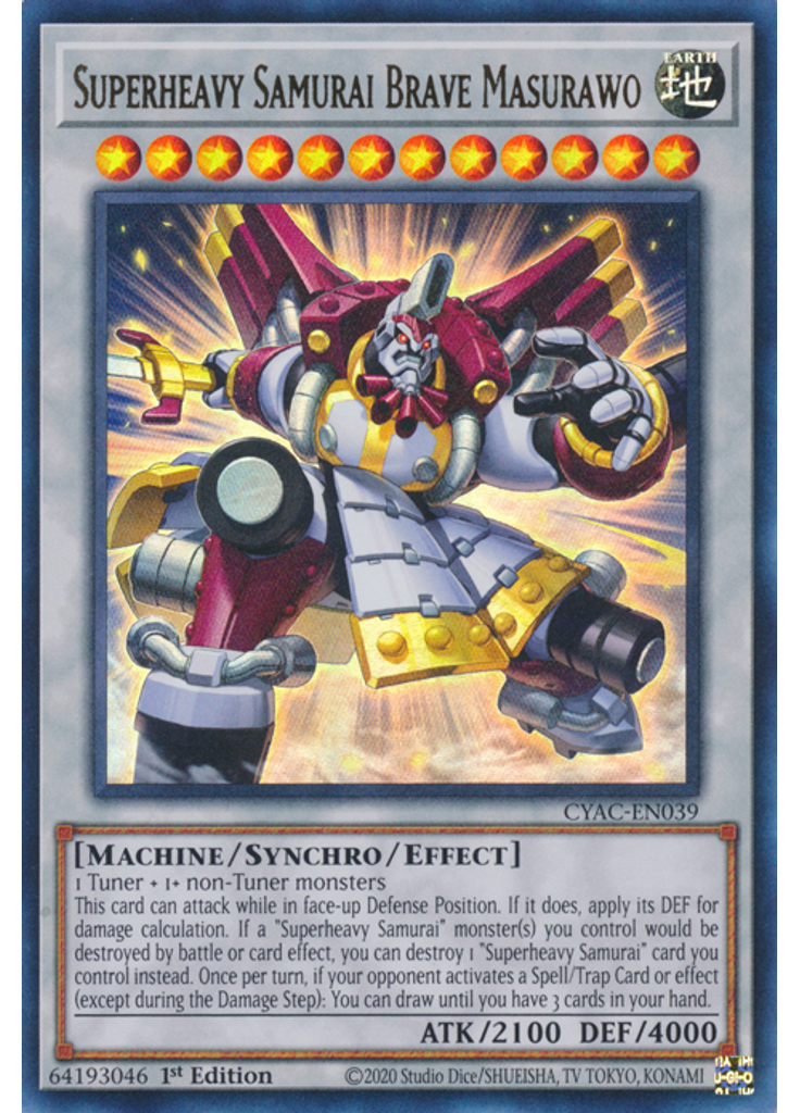 Superheavy Samurai Brave Masurawo