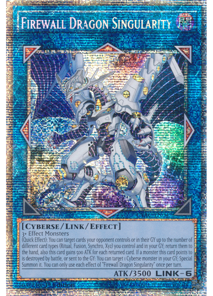 Firewall Dragon Singularity (Starlight Rare 1st Edition)