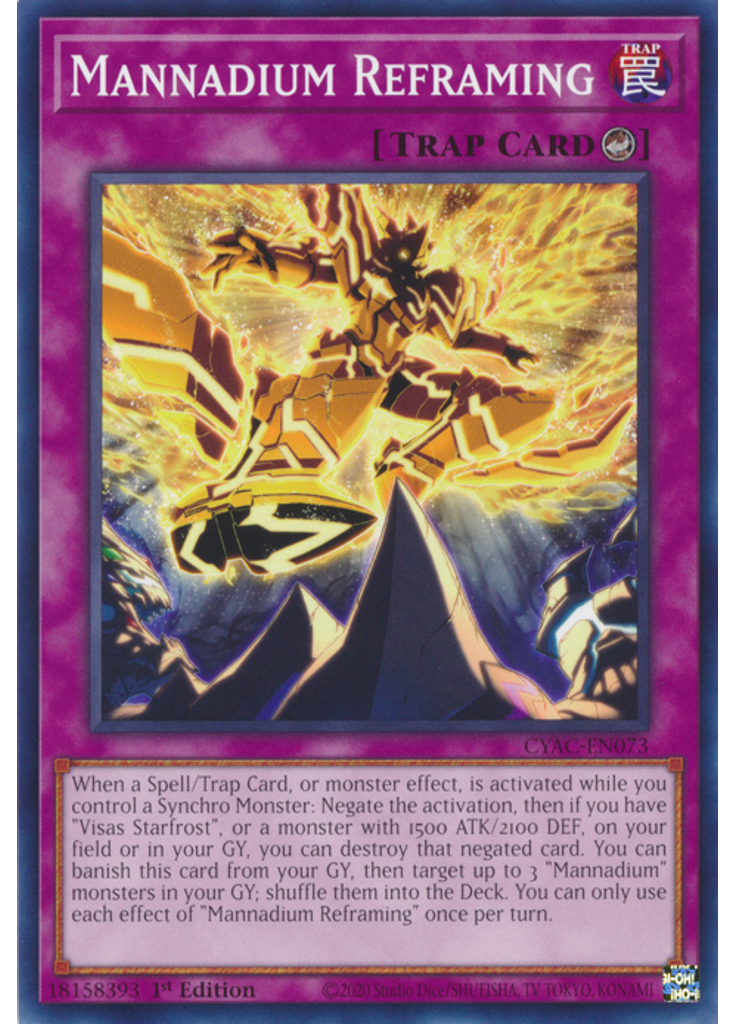 Mannadium Reframing