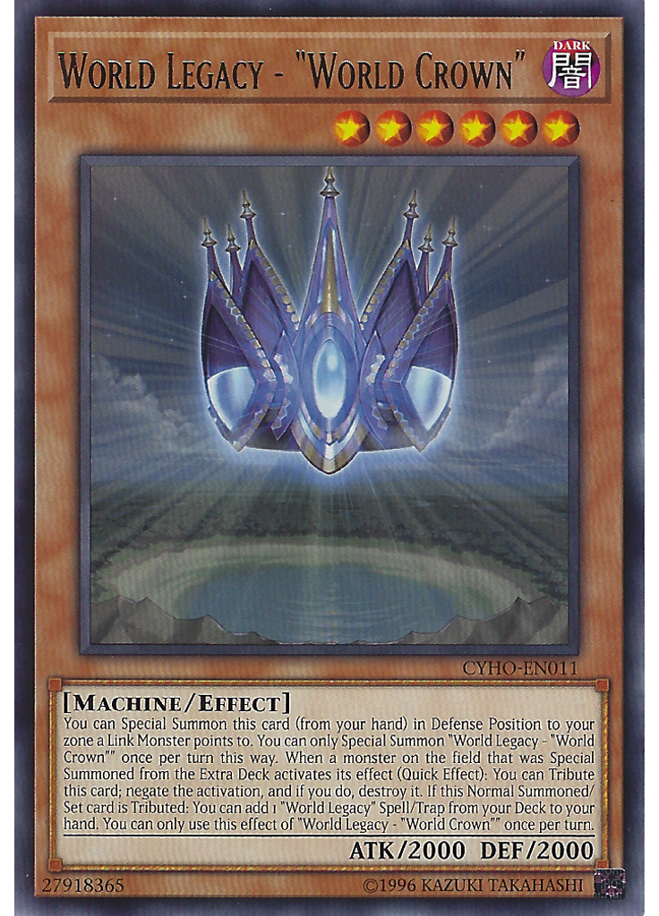 World Legacy - "World Crown" (Rare Unlimited)