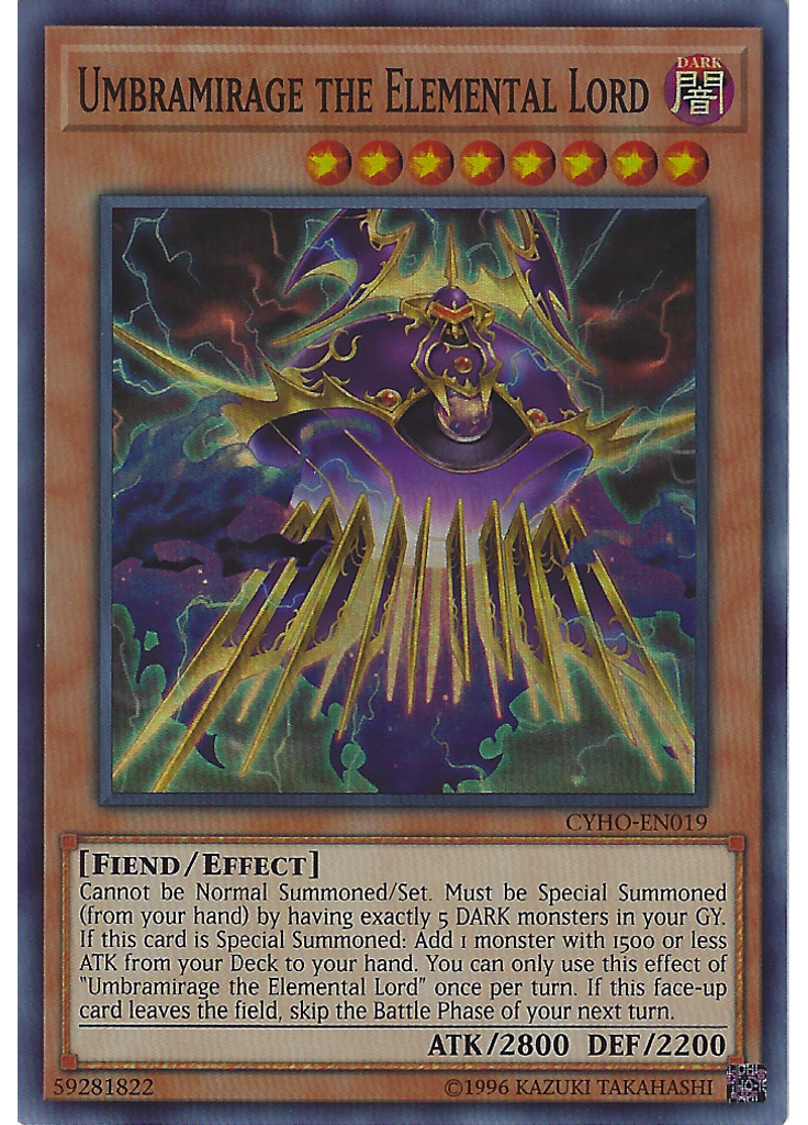 Umbramirage the Elemental Lord (Super Rare Unlimited)