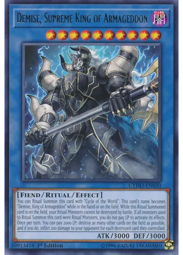 Demise, Supreme King of Armageddon