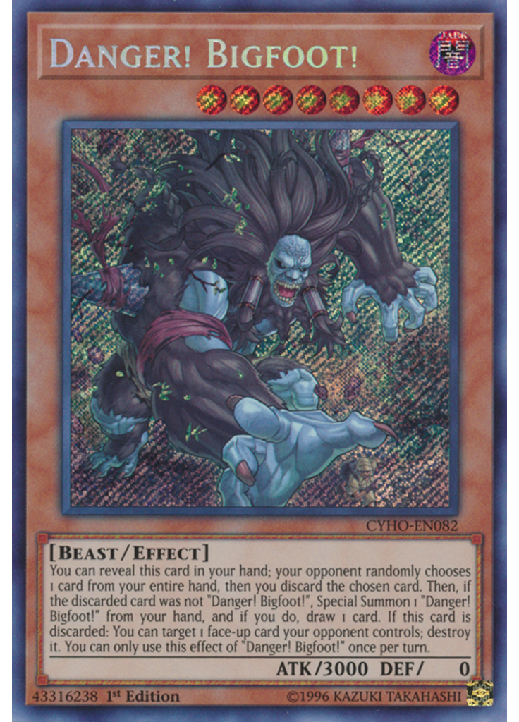 Danger! Bigfoot!