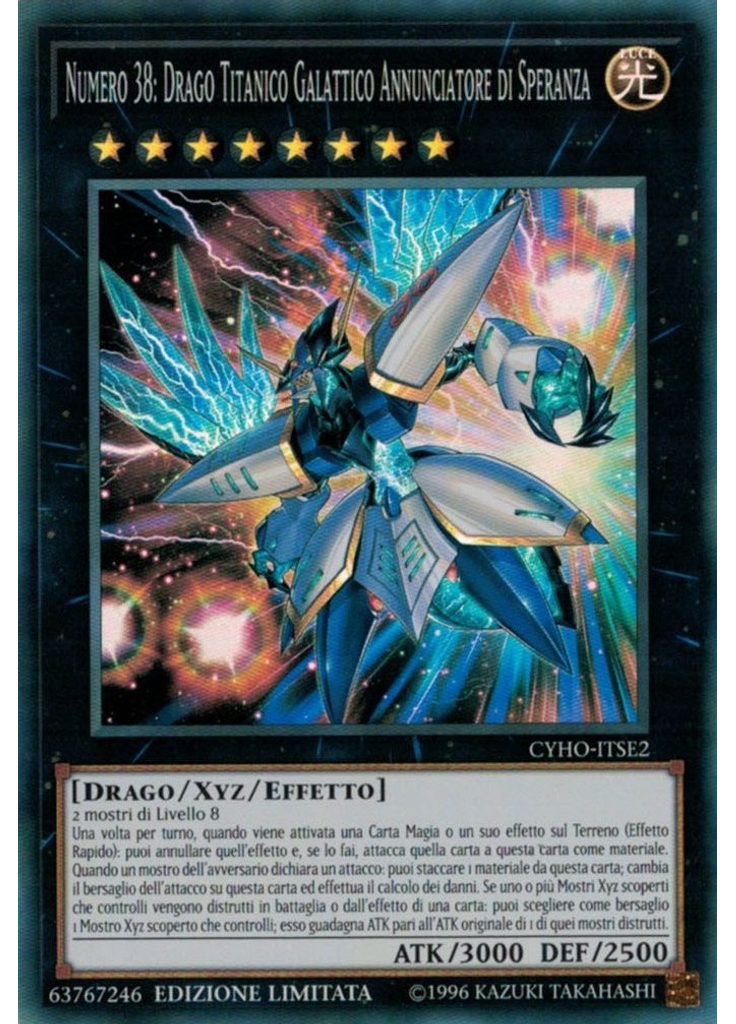 Numero 38: Drago Titanico Galattico Annunciatore di Speranza