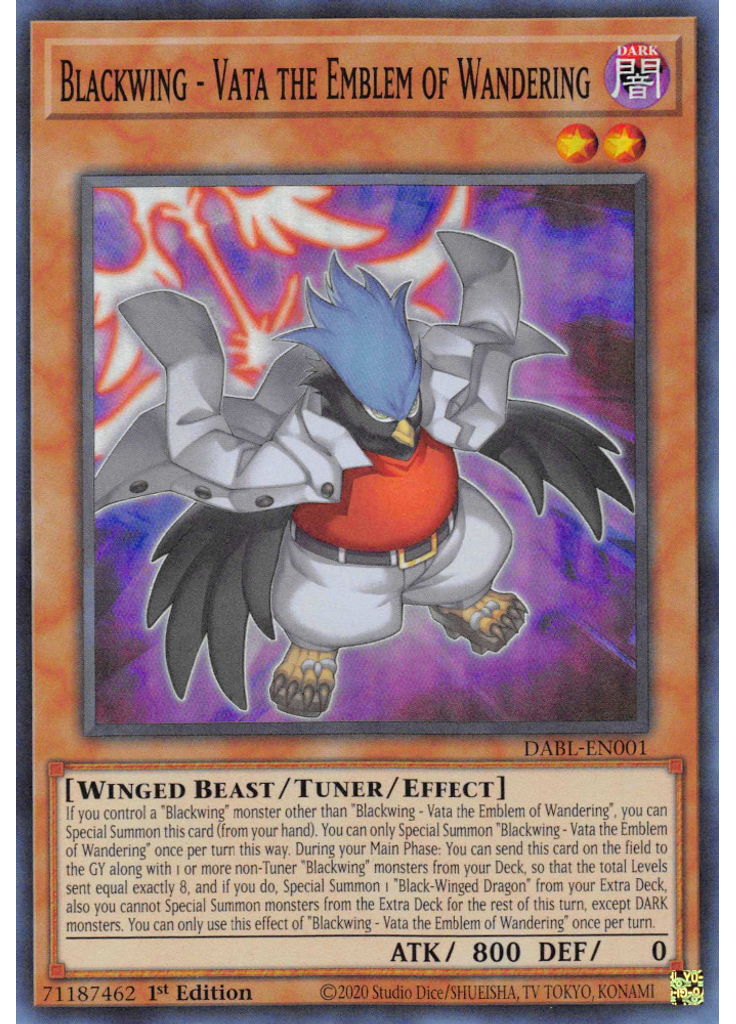 Blackwing - Vata the Emblem of Wandering