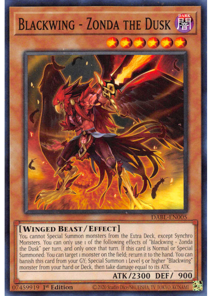 Blackwing - Zonda the Dusk