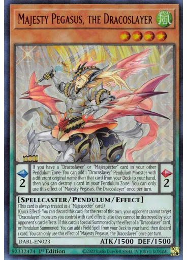 Majesty Pegasus, the Dracoslayer