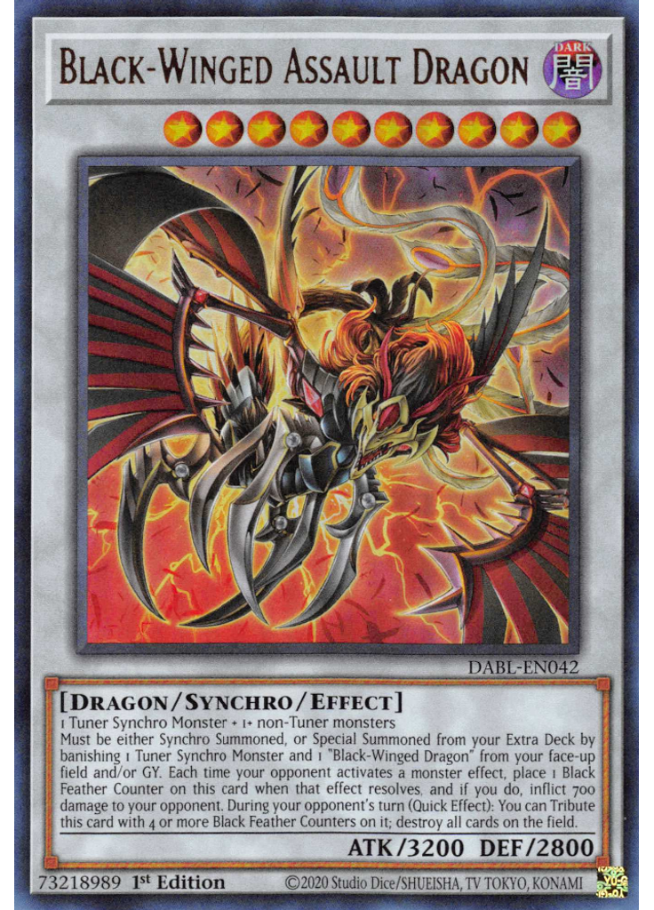 Black-Winged Assault Dragon