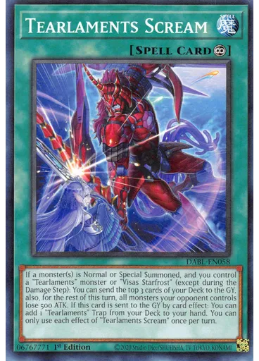 Tearlaments Scream — Darkwing Blast