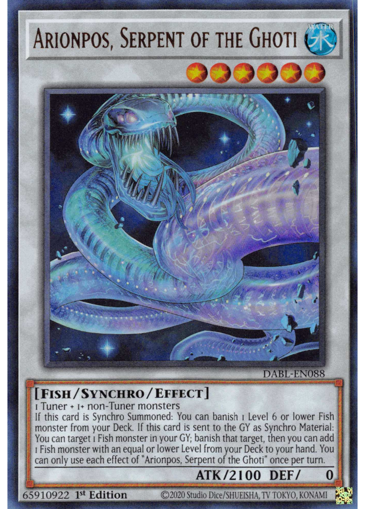 Arionpos, Serpent of the Ghoti
