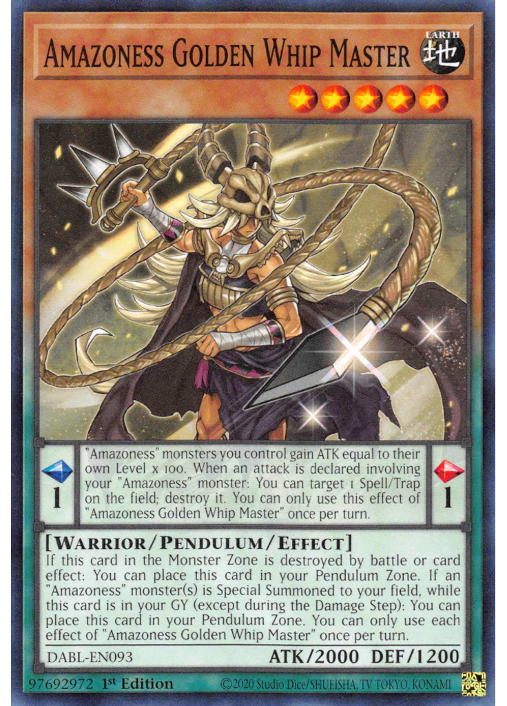 Amazoness Golden Whip Master