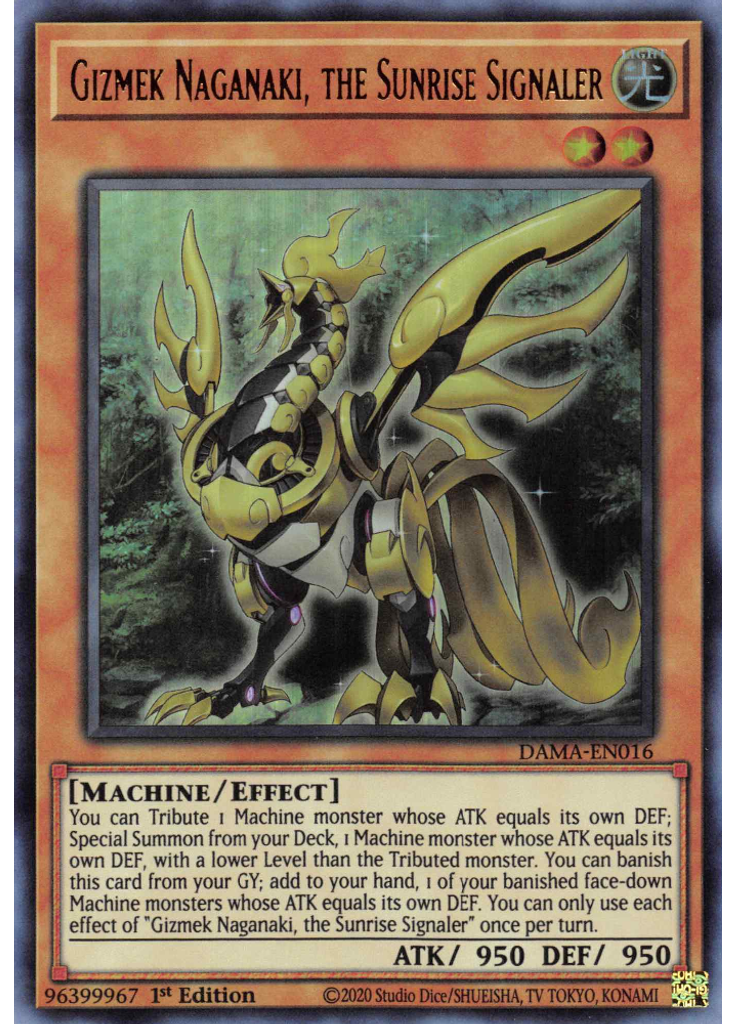 Gizmek Naganaki, the Sunrise Signaler