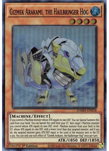 Gizmek Arakami, the Hailbringer Hog