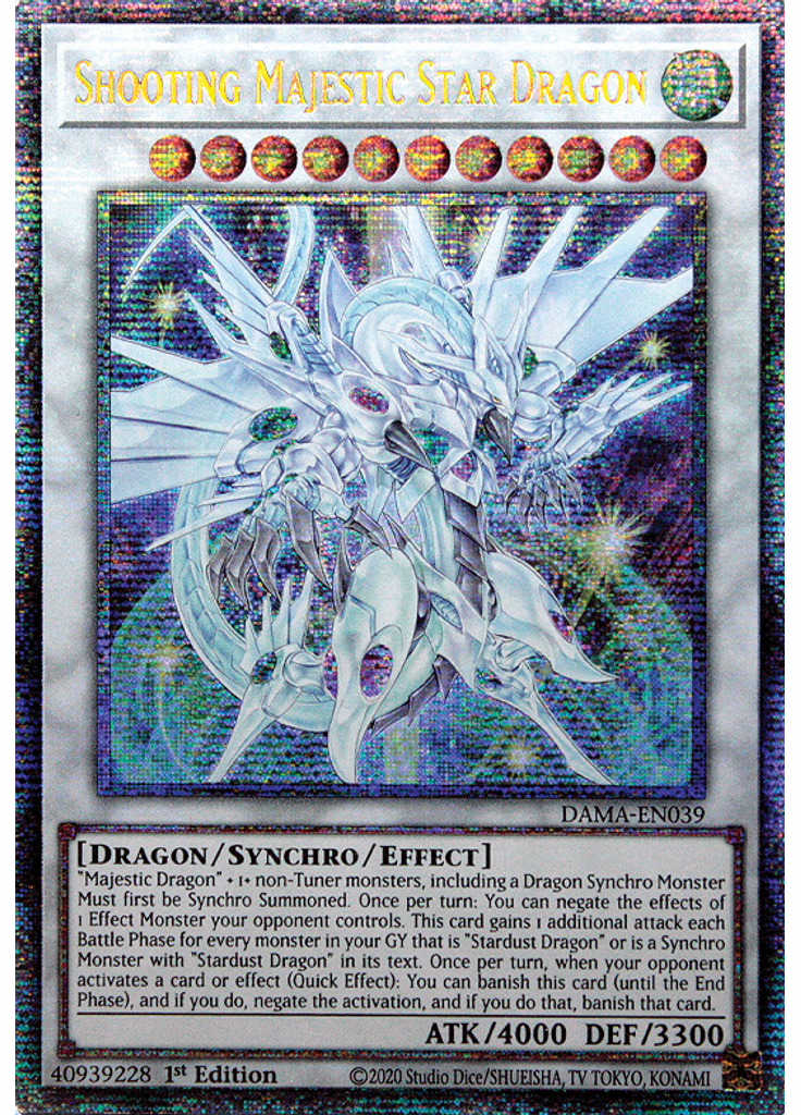 Shooting Majestic Star Dragon (Starlight Rare 1st Edition)