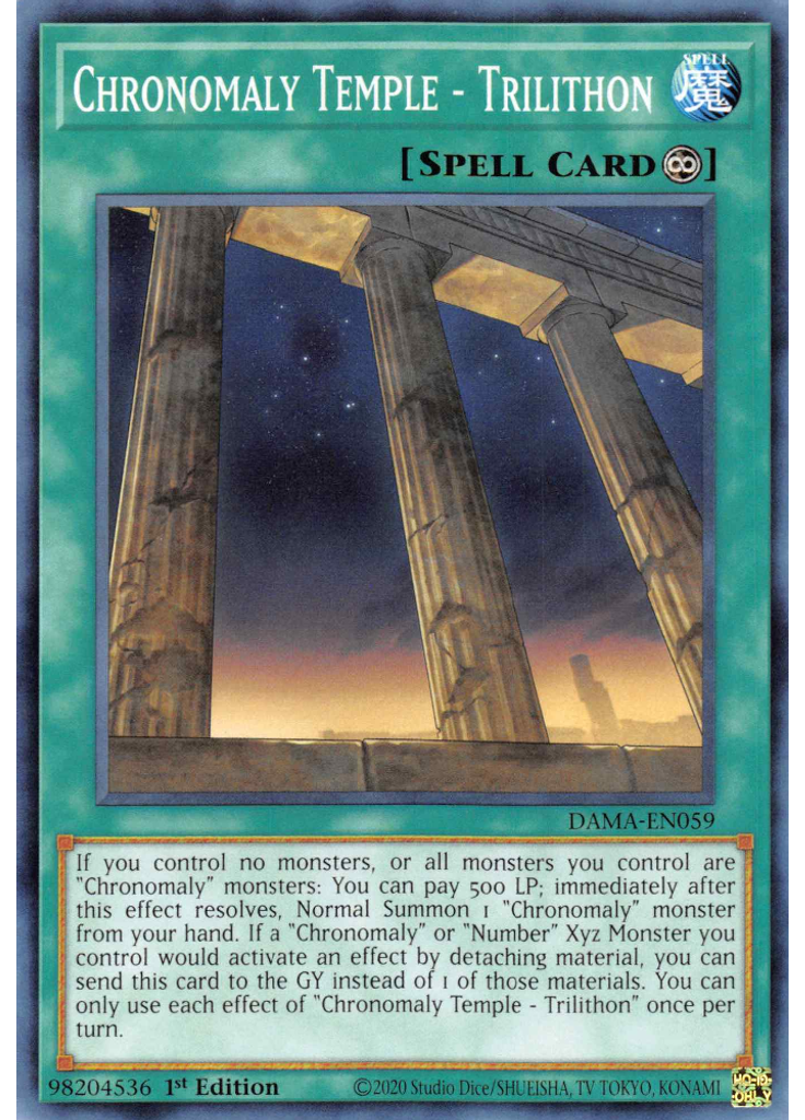 Chronomaly Temple - Trilithon