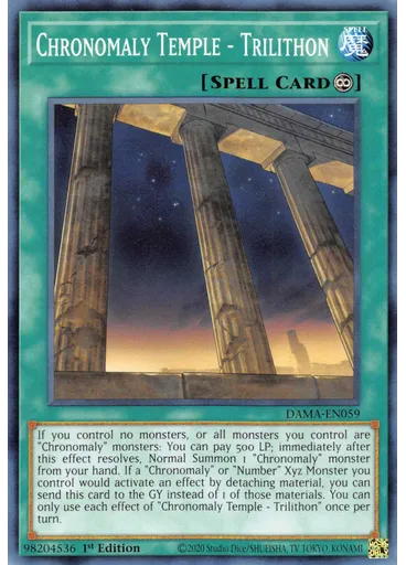 Chronomaly Temple - Trilithon