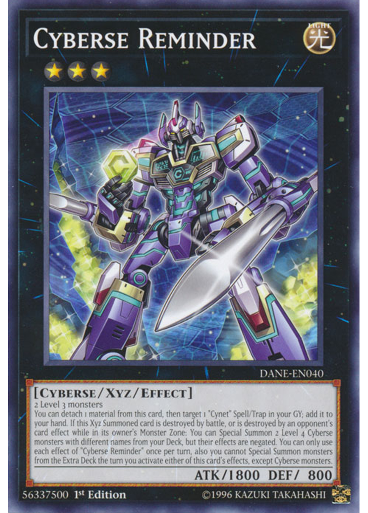 Cyberse Reminder