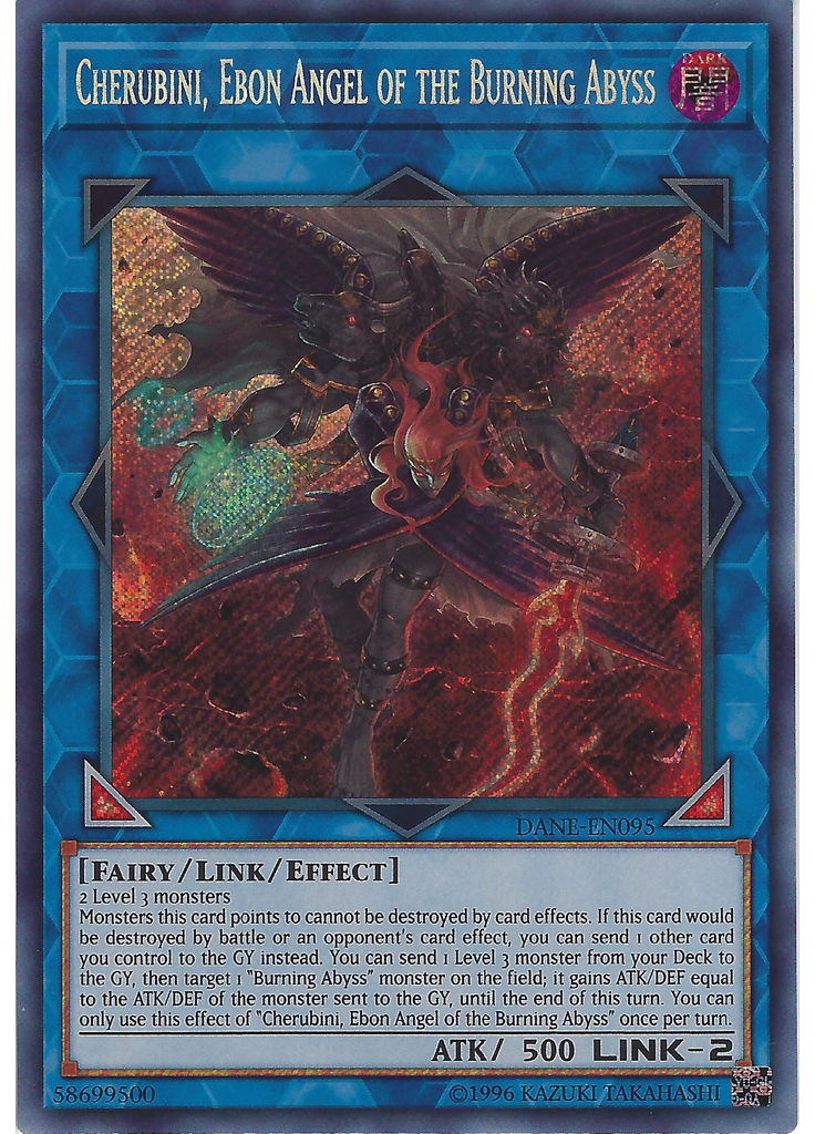 Cherubini, Ebon Angel of the Burning Abyss (Secret Rare Unlimited)