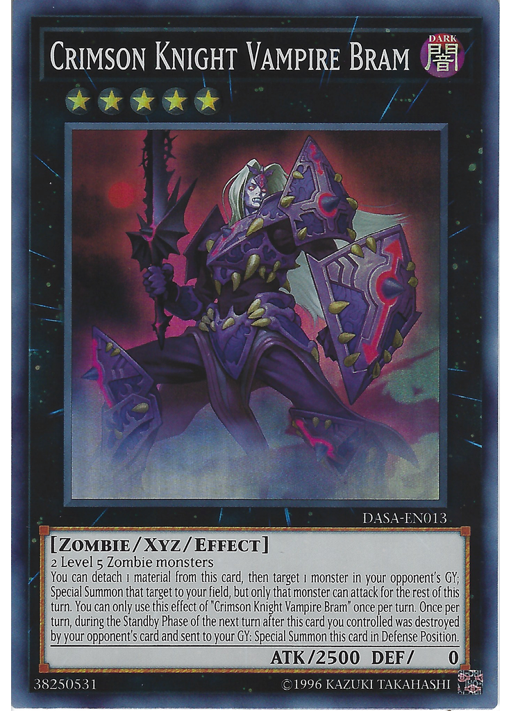 Crimson Knight Vampire Bram (Super Rare Unlimited)