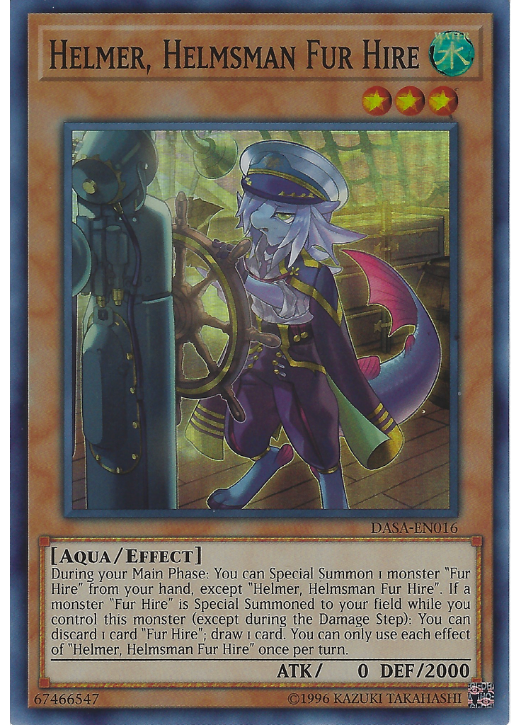 Helmer, Helmsman Fur Hire (Super Rare Unlimited)
