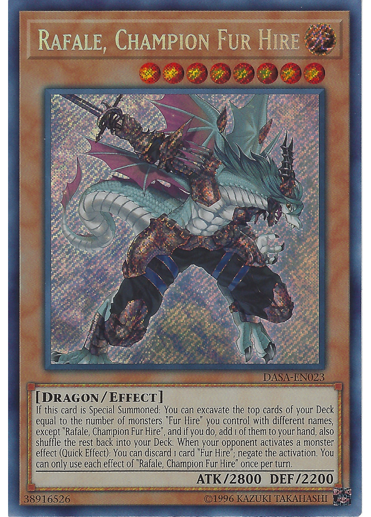 Rafale, Champion Fur Hire (Secret Rare Unlimited)