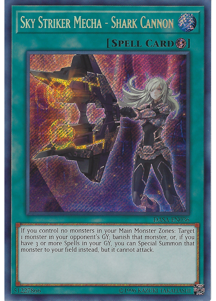 Sky Striker Mecha - Shark Cannon (Secret Rare Unlimited)