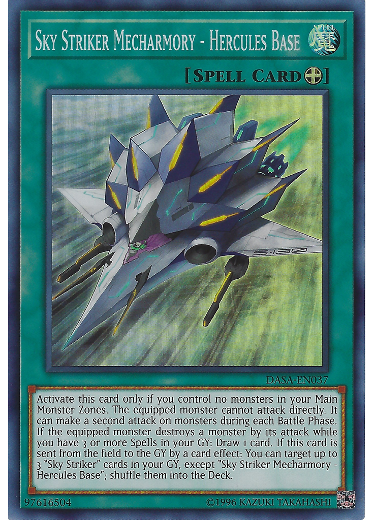 Sky Striker Mecharmory - Hercules Base (Super Rare Unlimited)