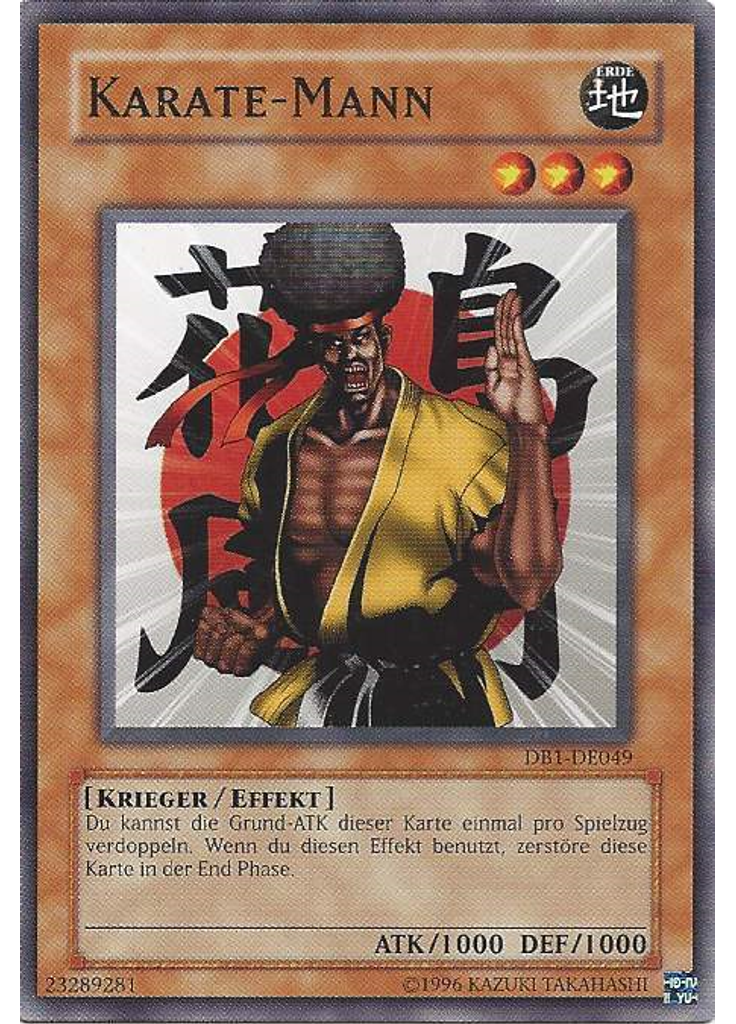 Karate-Mann