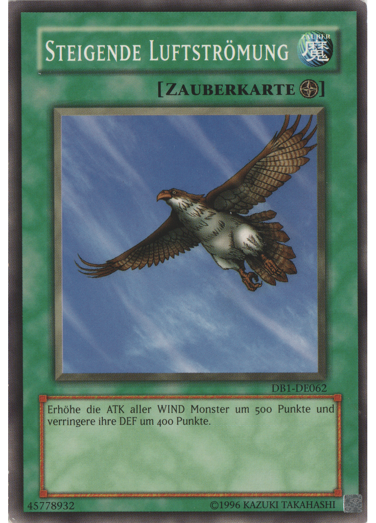 Steigende Luftströmung