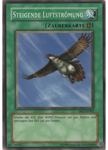 Steigende Luftströmung