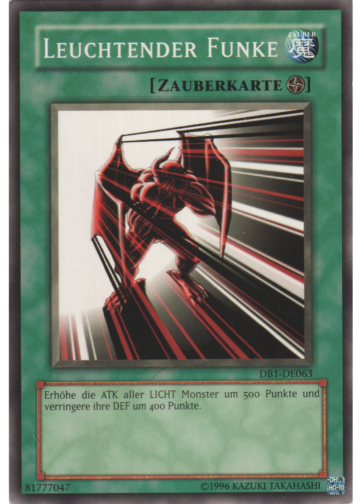 Leuchtender Funke