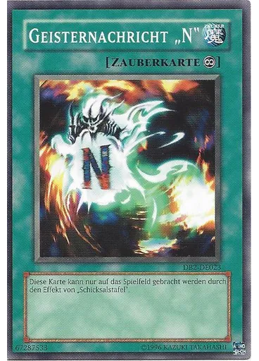 Geisternachricht „N“